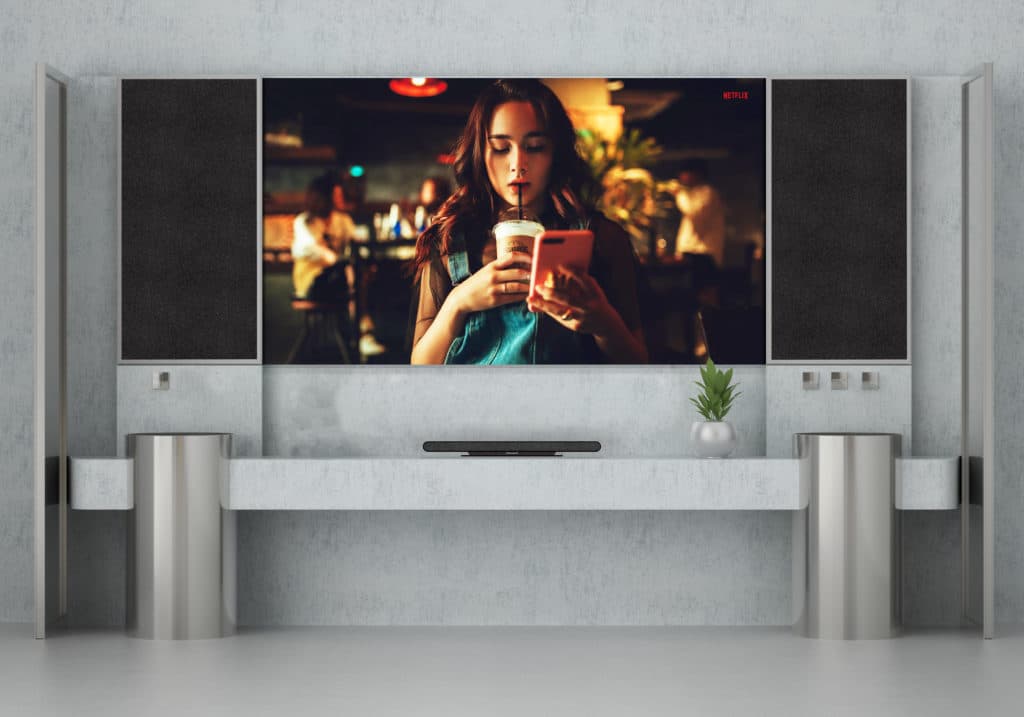 écran home cinema led tout intégré