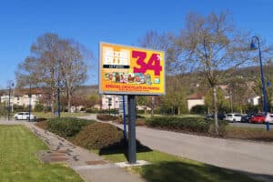 écran LED publicitaire extérieur en Meurthe et Moselle à Ludres